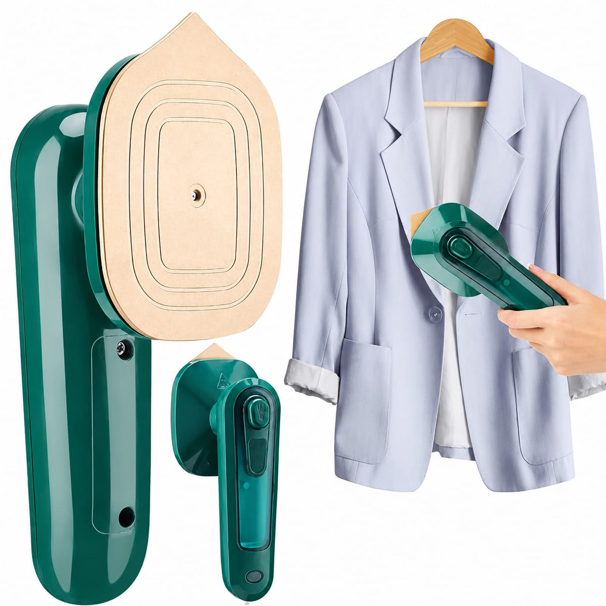 Portable Mini Steam Iron – Compact Travel Garment Iron