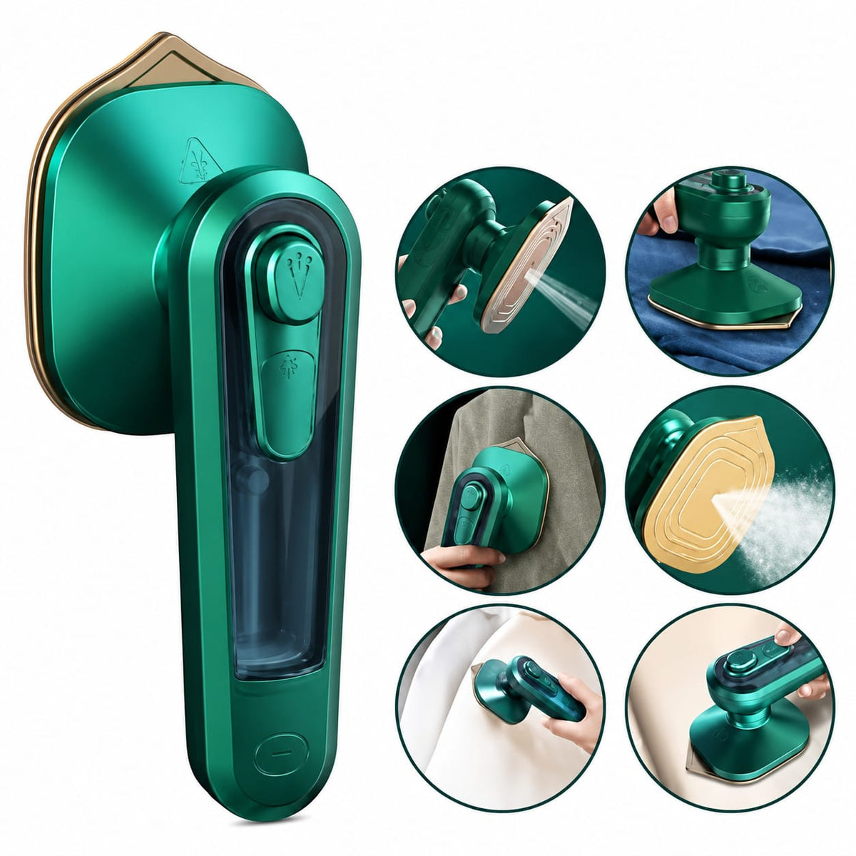 Portable Mini Steam Iron – Compact Travel Garment Iron