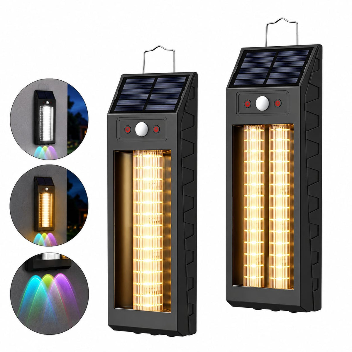 Solar Induction LED Wall Lamp – Automatic Motion Sensor Outdoor Light