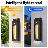 Solar Induction LED Wall Lamp – Automatic Motion Sensor Outdoor Light