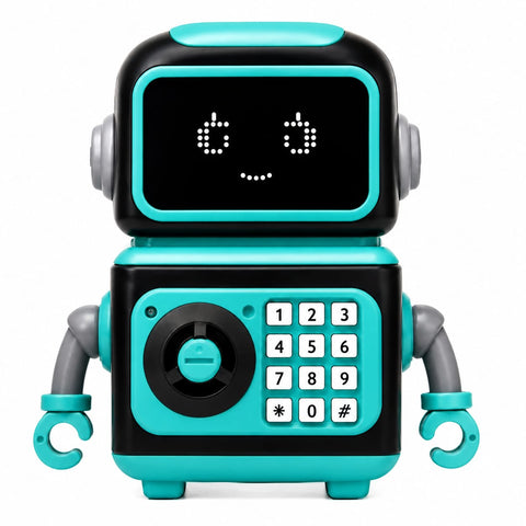 Smart Robot Electronic Money Saving Box for Kids - main product view