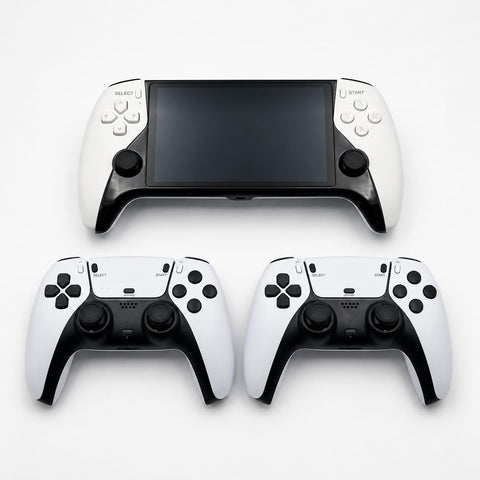 SF3500 Plus 5-Inch Handheld Game Console with Dual Controllers - main product view