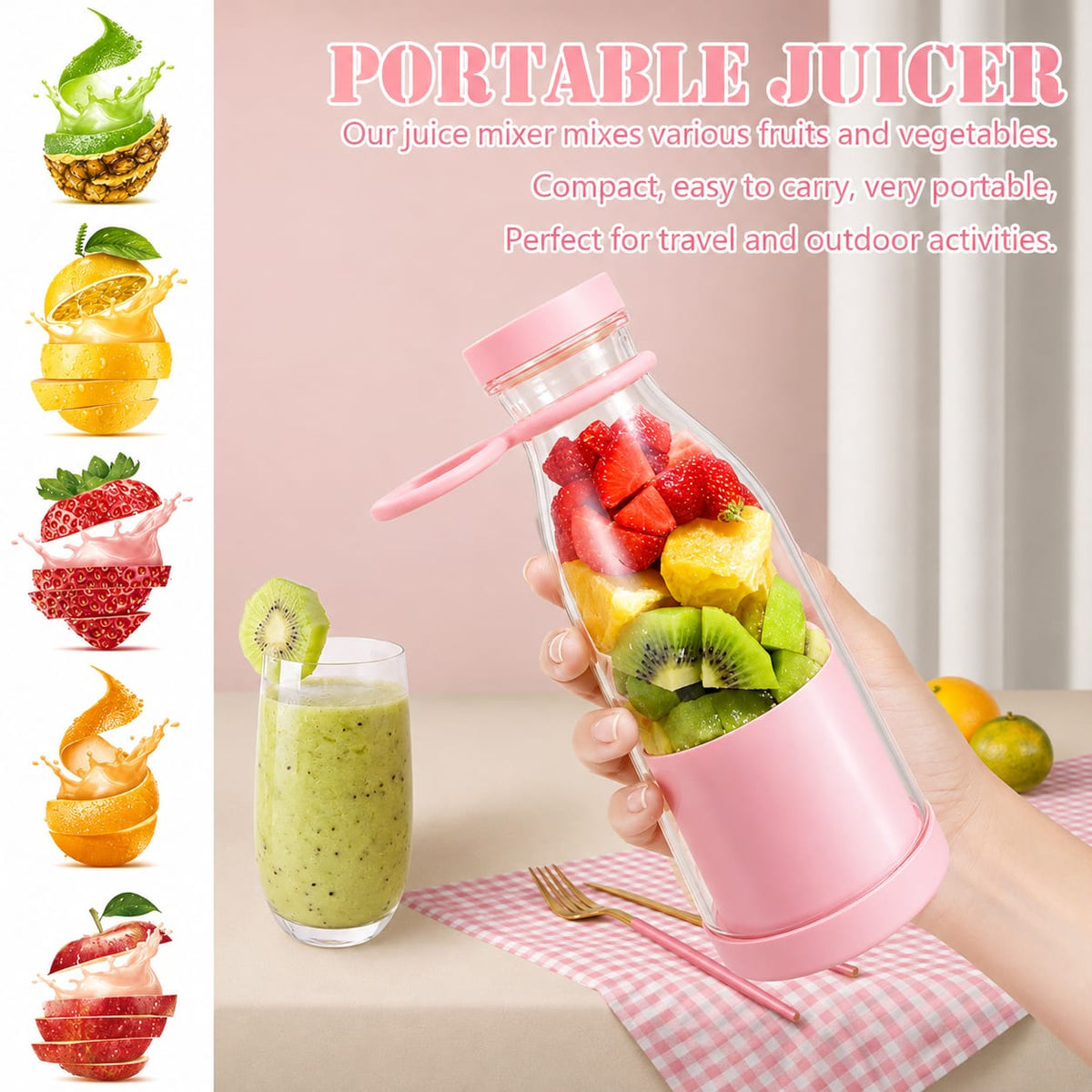 420ML Mini Portable Juice Blender - use-case view