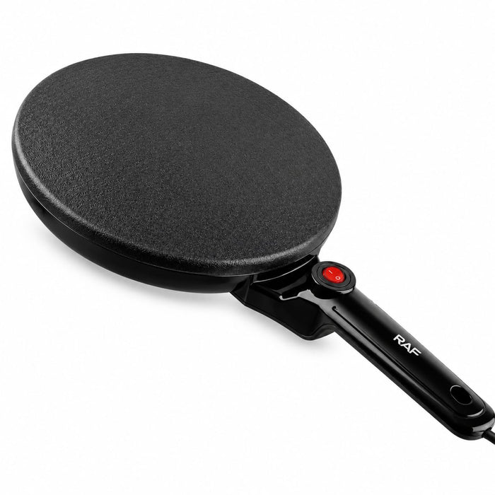 RAF R.5209B Electric Crepe Maker – 600W Non-Stick Pancake Maker