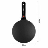 RAF R.5209B Electric Crepe Maker – 600W Non-Stick Pancake Maker - package contents