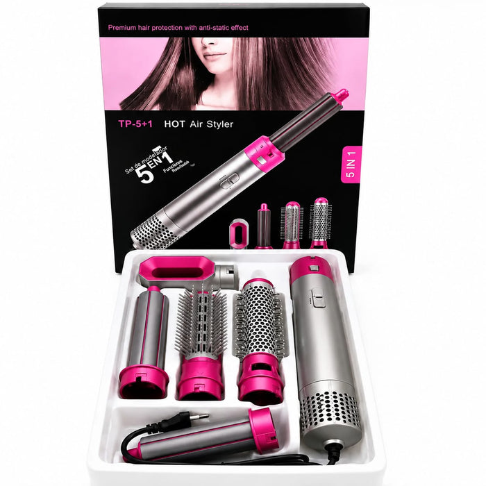 5-in-1 Hot Air Styler Hair Dryer Brush Set