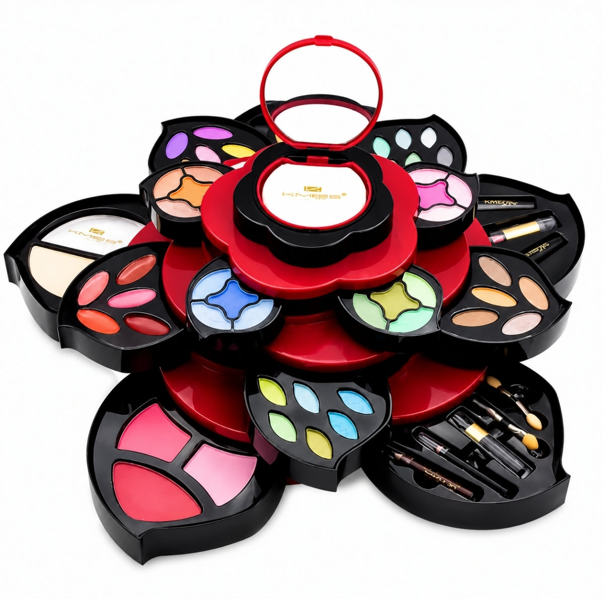 KMES Professional Flower Makeup Kit – Vitamin E All-in-One Cosmetic Set