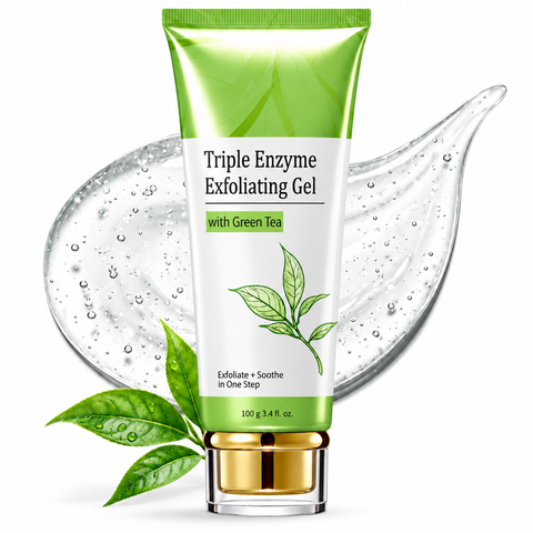 Triple Enzyme Exfoliating Gel with Green Tea – 100g