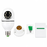 1080P WiFi Panorama Bulb Camera – 360° Smart Security Camera with Night Vision & Two-Way Audio