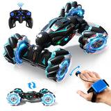 Gesture Sensor 360° RC Stunt Drift Car with LED Lights & Remote Controller