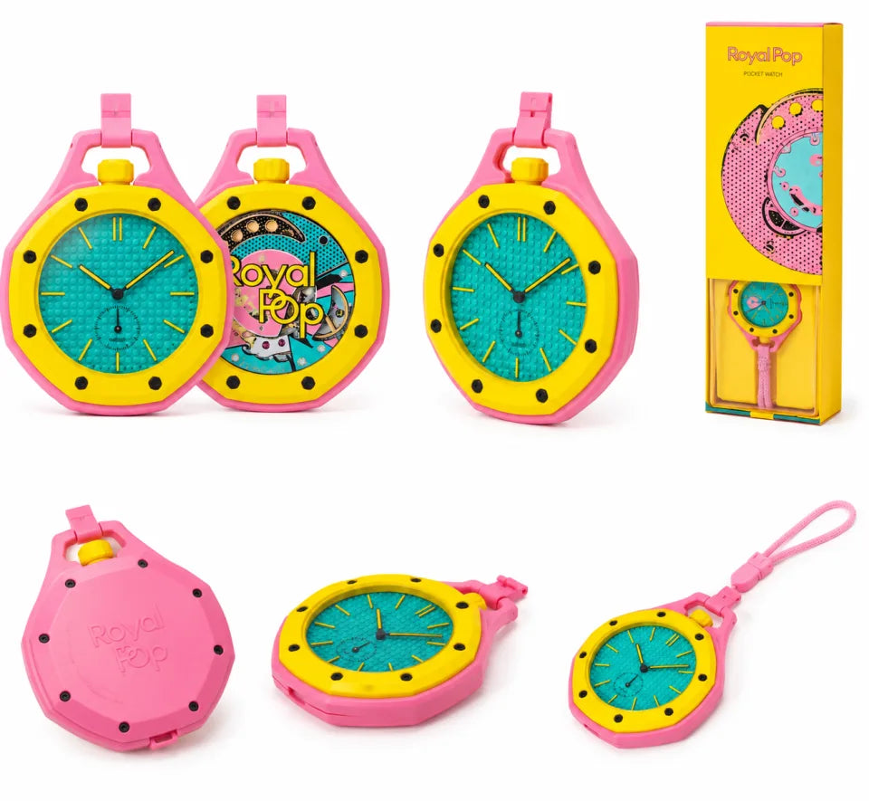 Royal Pop Colorful Silicone Pocket Watch
