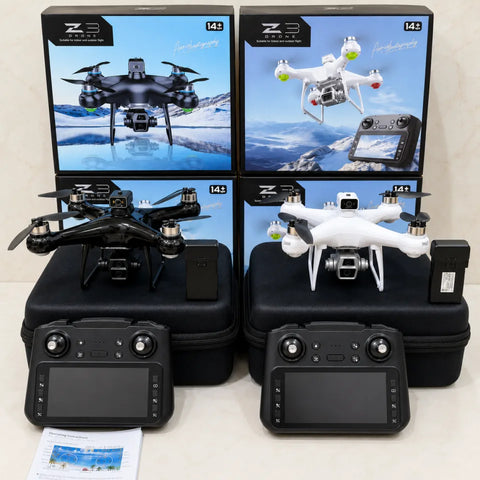 8K Smart GPS Drone with Optical Flow Hover, Dual Camera & Screen Remote Controller