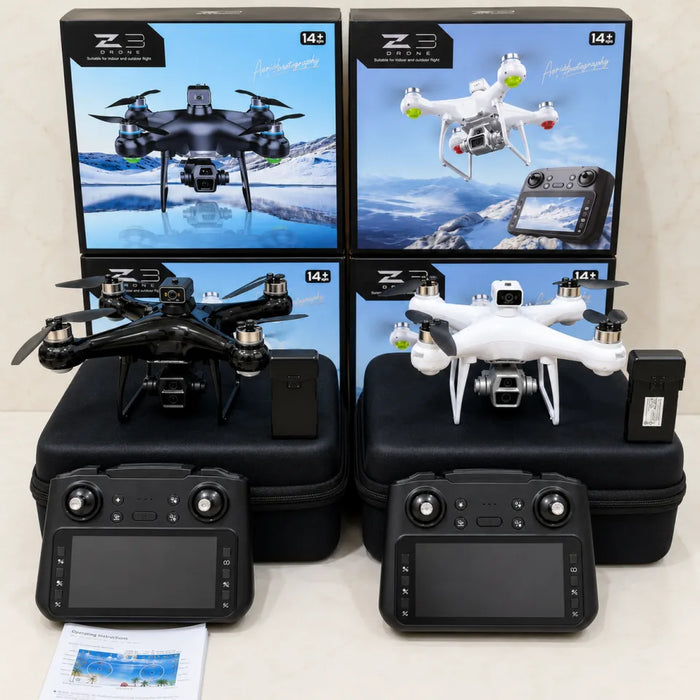 8K Smart GPS Drone with Optical Flow Hover, Dual Camera & Screen Remote Controller