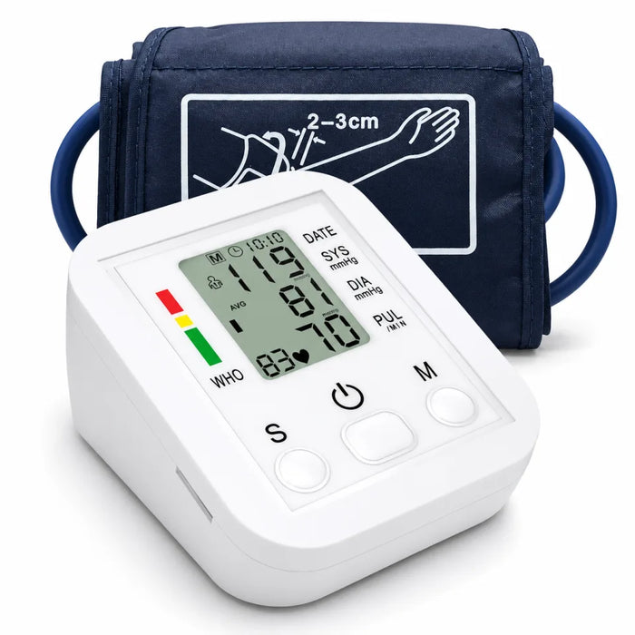 Automatic Digital Upper Arm Blood Pressure Monitor with LCD Display