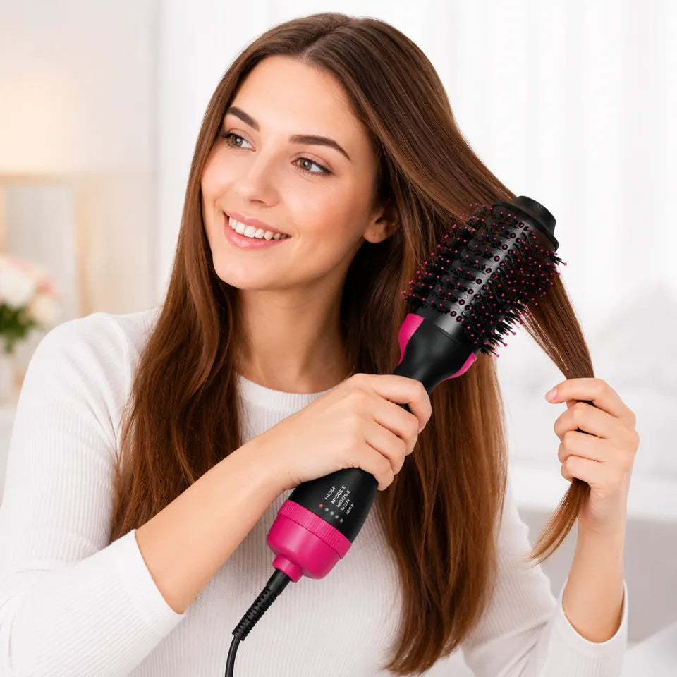 4-in-1 One Step Hot Air Brush Hair Dryer & Styler