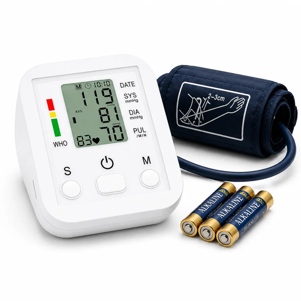 Automatic Digital Upper Arm Blood Pressure Monitor with LCD Display