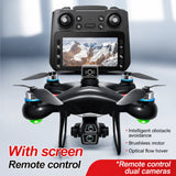 8K Smart GPS Drone with Optical Flow Hover, Dual Camera & Screen Remote Controller