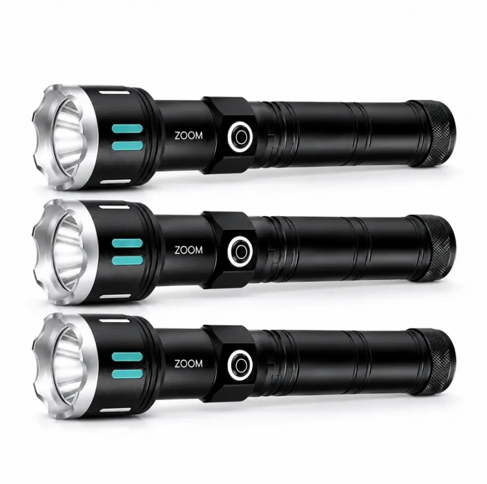 Ultimate Outdoor Combo Pack – 3 Heavy Duty Torches + 3-in-1 Powerbank Fan + 2 Sapil Body Sprays