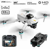 Z105 HD Optical Flow Drone with Dual Camera & 90° Adjustable Lens