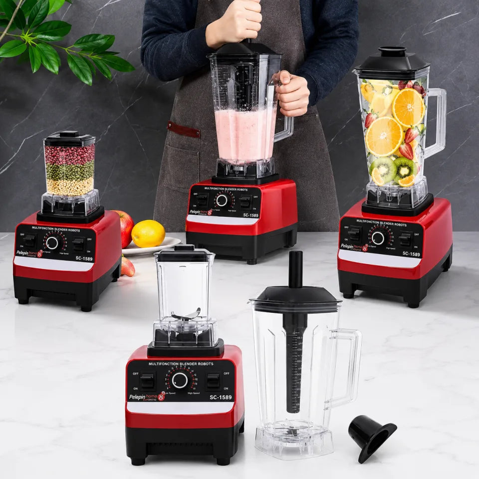 Commercial High-Speed Multifunction Blender & Smoothie Maker (2L)