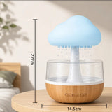 Cloud Rain Humidifier & Aroma Diffuser with LED Night Light