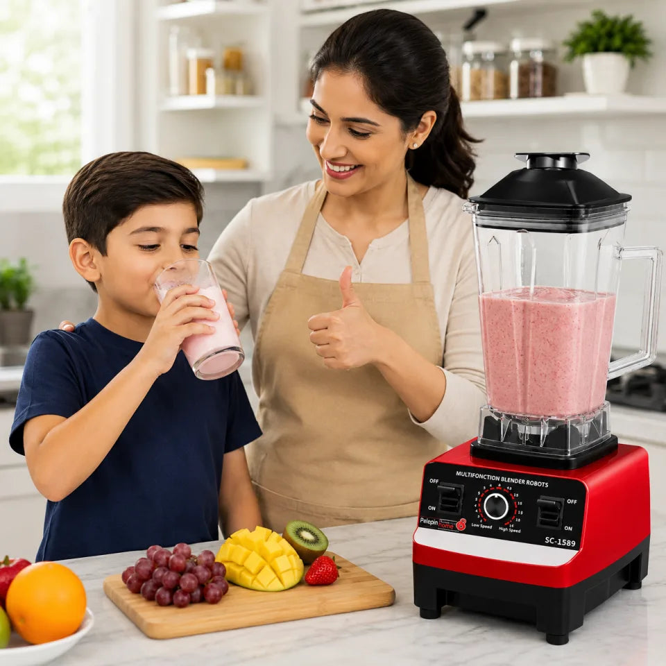 Commercial High-Speed Multifunction Blender & Smoothie Maker (2L)