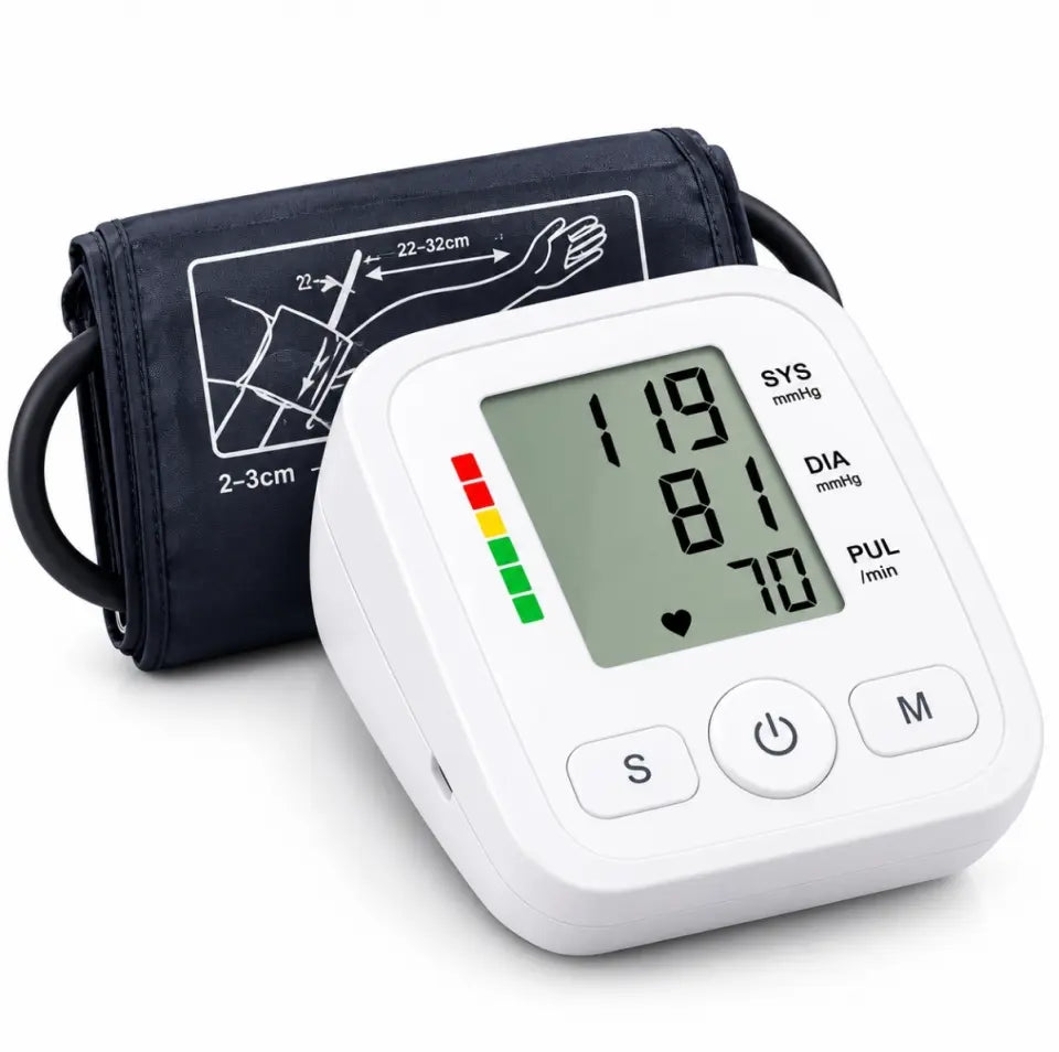 Complete Health Care Kit – Thermometer, Blood Pressure Monitor, Glucose Meter & Mesh Nebulizer