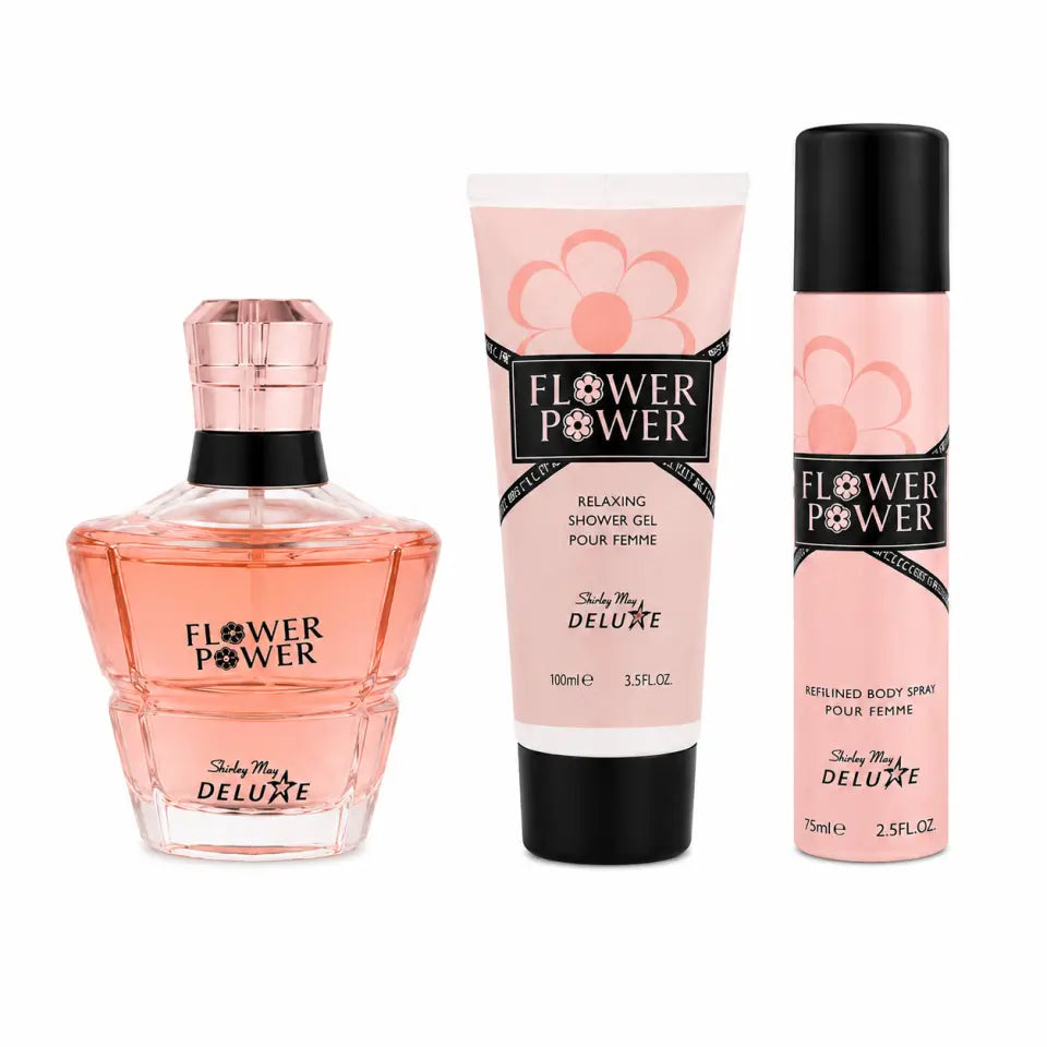Flower Power Gift Set + 3 Heavy-Duty LED Torches + 20,000mAh PREOM Power Bank Combo