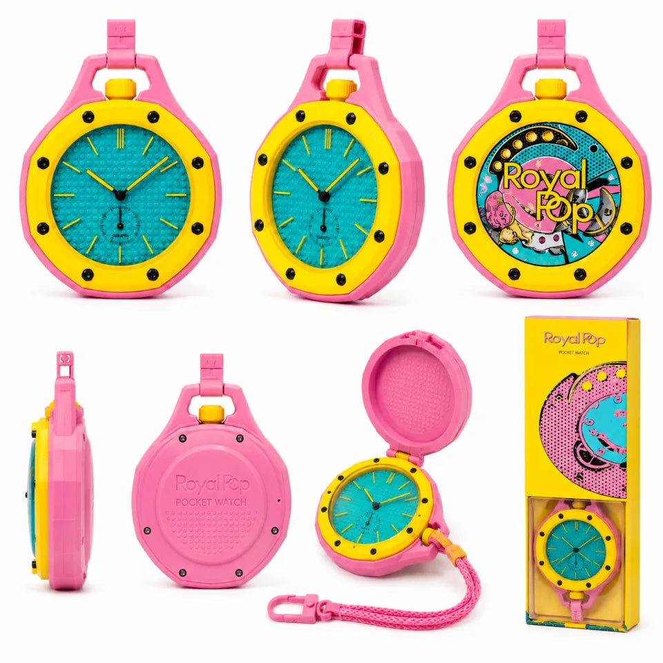 Royal Pop Colorful Silicone Pocket Watch