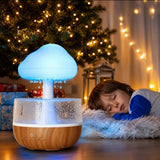 Cloud Rain Humidifier & Aroma Diffuser with LED Night Light