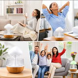 Cloud Rain Humidifier & Aroma Diffuser with LED Night Light
