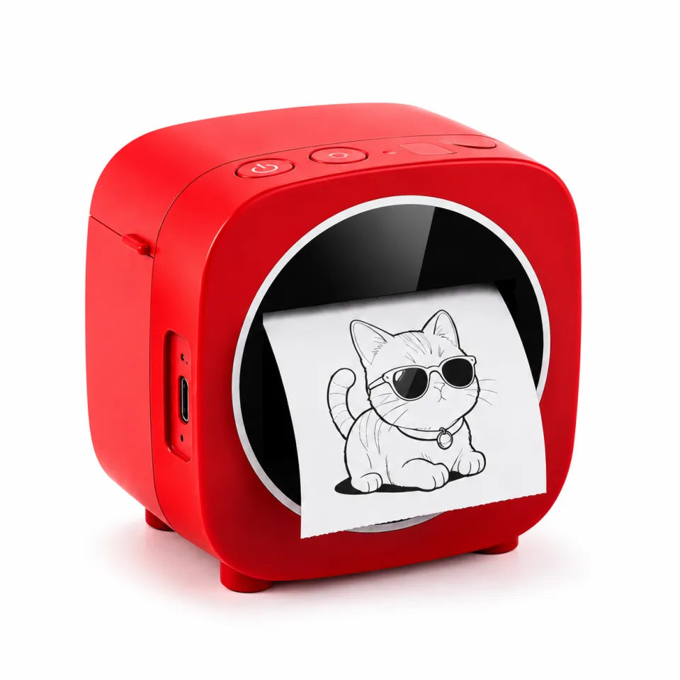 AI Smart Voice-to-Image Mini Printer for Kids